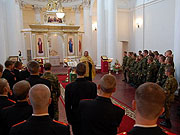 Открылся сайт храма при Петербургском ракетно-артиллерийском кадетском корпусе