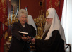 Встреча Святейшего Патриарха Алексия с Послом Эстонии в РФ Мариной Кальюранд