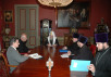 Встреча Святейшего Патриарха Московского и всея Руси Алексия II с генеральным секретарем Конференции Европейских Церквей