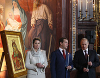 Президент России поздравил православных христиан со Светлым Христовым Воскресением
