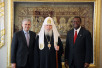 Встреча Святейшего Патриарха Алексия с генеральным секретарем Всемирного баптистского альянса Невиллем Калламом