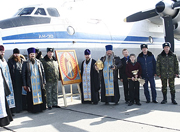 Воздушный крестный ход с иконой Божией Матери «Благодатное Небо» состоялся в Иркутске