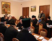 Состоялось очередное заседание Ученого совета Киевских духовных школ