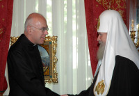 Встреча Святейшего Патриарха Московского и всея Руси Алексия II с генеральным секретарем Конференции Европейских Церквей