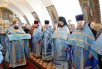 Патриаршее служение в московском Богородице-Рождественском женском монастыре в праздник Рождества Пресвятой Богородицы