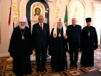 Состоялась встреча Святейшего Патриарха Алексия с руководством Конференции Европейских Церквей