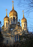 Завершено золочение куполов русского храма в Висбадене