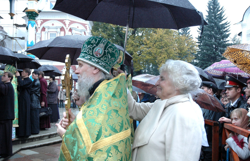 Патриаршее служение в день памяти прп. Сергия Радонежского, 8 октября