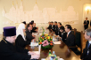 Встреча Святейшего Патриарха Алексия с президентом Южной Кореи Ли Мён Баком