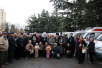 Передача автомобилей скорой помощи, приобретенных Русской Православной Церковью, в дар жителям Южной Осетии