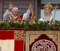 Патриарх Варфоломей и Папа Бенедикт совершили совместную молитву