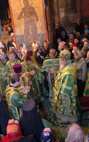 Святейший Патриарх Алексий совершил богослужение в Саввино-Сторожевском монастыре