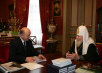 Встреча Святейшего Патриарха Алексия с Главой Республики Мордовия Н.И. Меркушиным