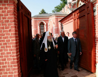 Святейший Патриарх Алексий посетил скит преподобного Саввы Сторожевского