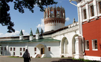 В подвале Успенского храма Новодевичьего монастыря произошел пожар