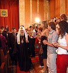 Патриарх встретился с калужской молодежью