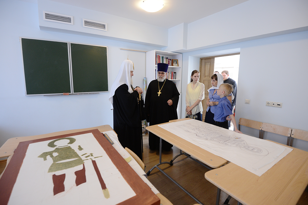 Патріарше служіння в московському храмі Різдва Іоанна Предтечі в Іванівському