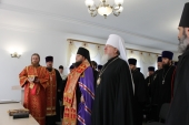 Глава Воронежской митрополии представил духовенству Борисоглебской епархии правящего архиерея