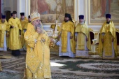 Управляющий делами Московской Патриархии совершил Божественную литургию в Феодоровском соборе Саранска