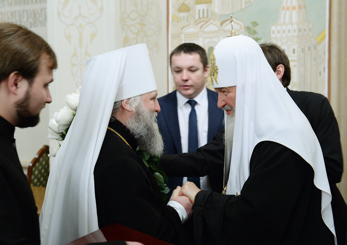 Вітання Святішого Патріарха Кирила з восьмою річницею інтронізації
