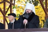 Глава Смоленской митрополии принял участие в проводах мобилизованных