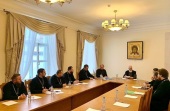 Состоялось собрание председателей межъепархиальных отделов Московской митрополии