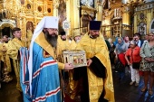 Состоялось принесение мощей преподобной Евфросинии Полоцкой в Смоленск