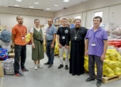 В Курске состоялась передача гуманитарного груза, собранного в ходе благотворительного сбора Смоленской митрополии