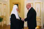 Встреча Святейшего Патриарха Кирилла с заместителем председателя Правительства России Д.Н. Чернышенко