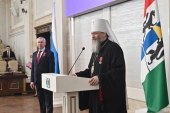 Митрополит Новосибирский Никодим награжден медалью ордена «За заслуги перед Отечеством» II степени
