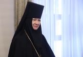 Патриаршее поздравление игумении Иулиании (Каледе) с 30-летием назначения на должность настоятельницы Зачатьевского ставропигиального монастыря