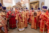 В праздник Собора новомучеников и исповедников Коломенских митрополит Крутицкий Павел совершил Литургию в Старо-Голутвином монастыре