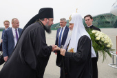Патриарший визит в Азербайджан. Прибытие в Баку