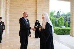Патриарший визит в Азербайджан. Встреча с Президентом Азербайджана