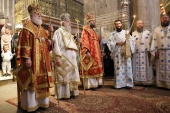 Иерархи Эстонской Православной Христианской Церкви приняли участие в Литургии на Гробе Господнем