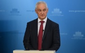 Поздравление Святейшего Патриарха Кирилла министру обороны России А.Р. Белоусову с Днем Победы