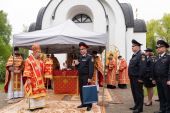Митрополит Минский Вениамин возглавил престольный праздник храма великомученика Георгия Победоносца в учебном центре МВД Республики Беларусь