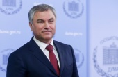 Поздравление председателя Государственной Думы РФ В.В. Володина Святейшему Патриарху Кириллу с Днем Победы