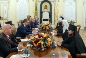 Святейший Патриарх Кирилл встретился с Президентом Сербии А. Вучичем