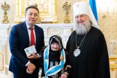 Старейшей насельнице Иверско-Серафимовской обители Алма-Аты вручена государственная медаль, посвященная 80-летию со дня Победы