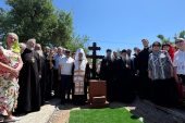 На месте страдальческой кончины тысяч православных христиан в Лисьей балке в казахстанском Шымкенте состоялась закладка храма-памятника в честь новомучеников Чимкентских