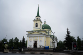 Архипастыри Омской митрополии совершили чин великого освящения Никольского казачьего собора в Омске