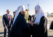 Патриарший визит в Удмуртскую митрополию. Прибытие в Ижевск