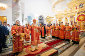 Патриарший визит в Удмуртскую митрополию. Великое освящение Благовещенского собора в Воткинске