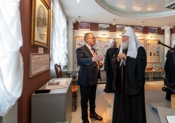 Святейший Патриарх Кирилл посетил музей Воткинского завода и музей-усадьбу П.И. Чайковского в Воткинске