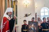 В день 225-летия кончины великого русского полководца А.В. Суворова в Тверском Суворовском военном училище совершена панихида