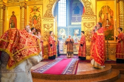 В день памяти святителя Николая Чудотворца Святейший Патриарх Кирилл совершил Литургию в Николо-Угрешском ставропигиальном монастыре