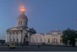В результате атаки ВСУ пострадал Никольский собор в поселке Епифань Тульской области