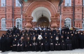 В день 35-летия возрождения Казанской Амвросиевской пустыни митрополит Каширский Феогност возглавил праздничное богослужение в обители