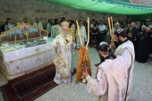 Представник Руської духовної місії в Єрусалимі взяв участь у богослужінні на місці Вознесіння Господнього